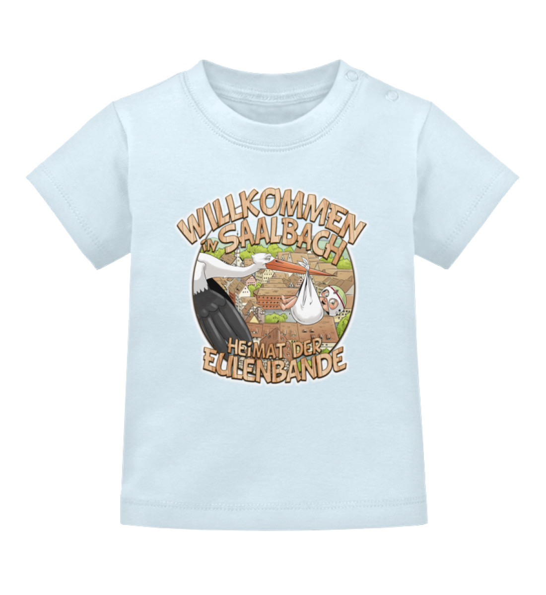 Willkommen in Saalbach Kids/Baby - Baby T-Shirt-5930