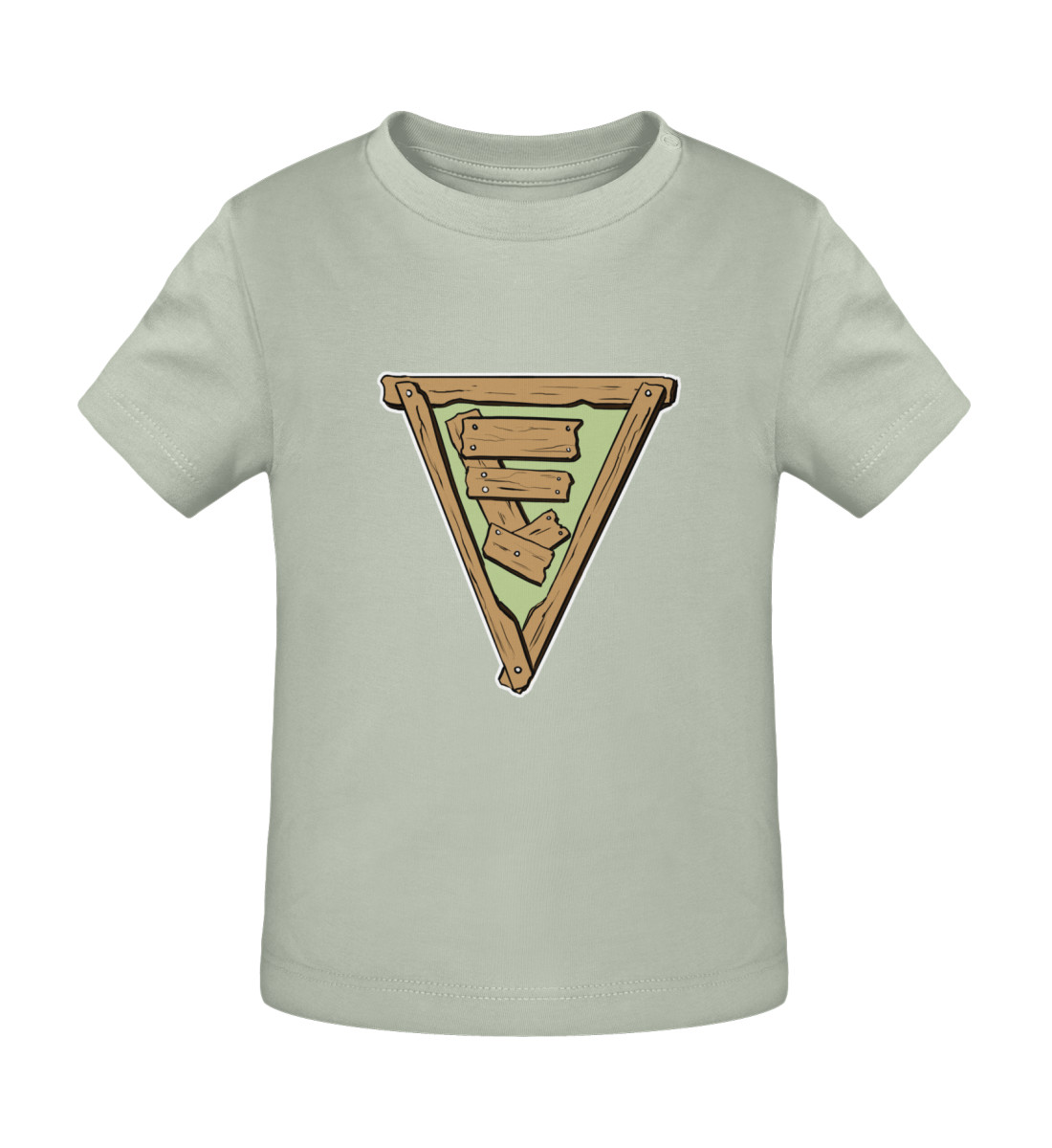 Eulenbande Holz-Logo - Baby Organic T-Shirt ST/ST-7183