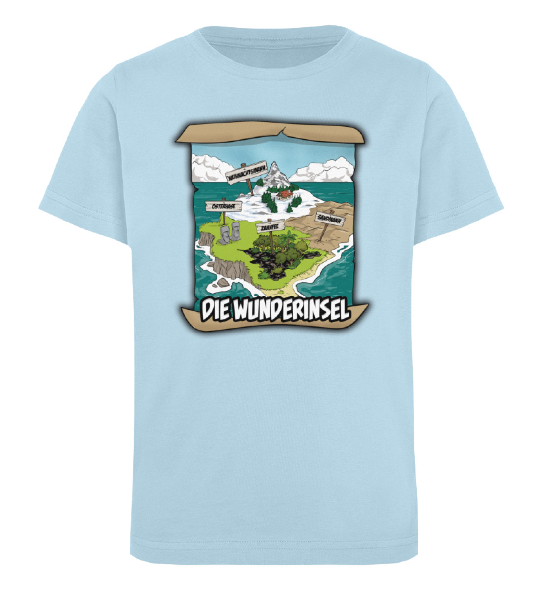 Die Wunderinsel - Kinder Organic T-Shirt-6888